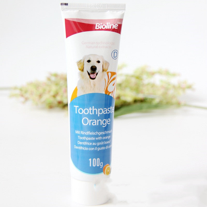 Dog toothpaste for pet toothpaste