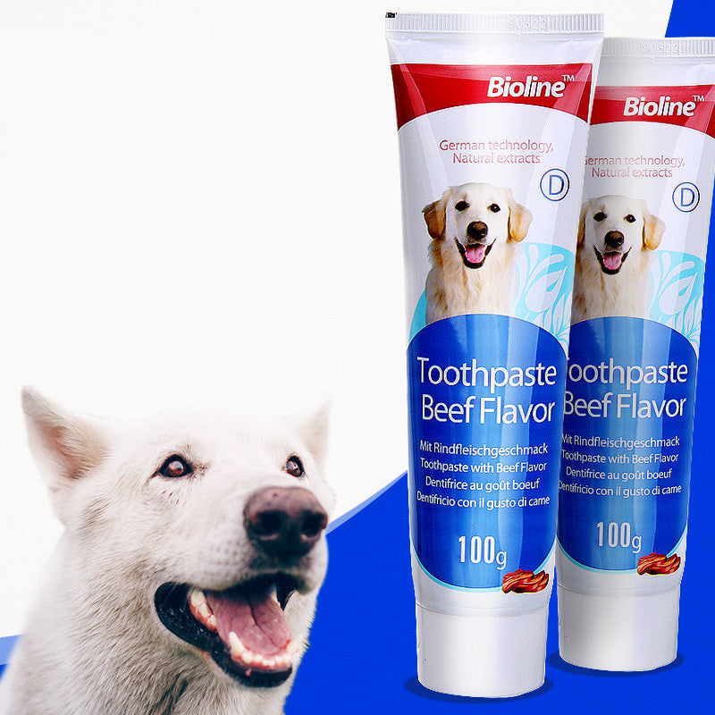 Dog toothpaste for pet toothpaste