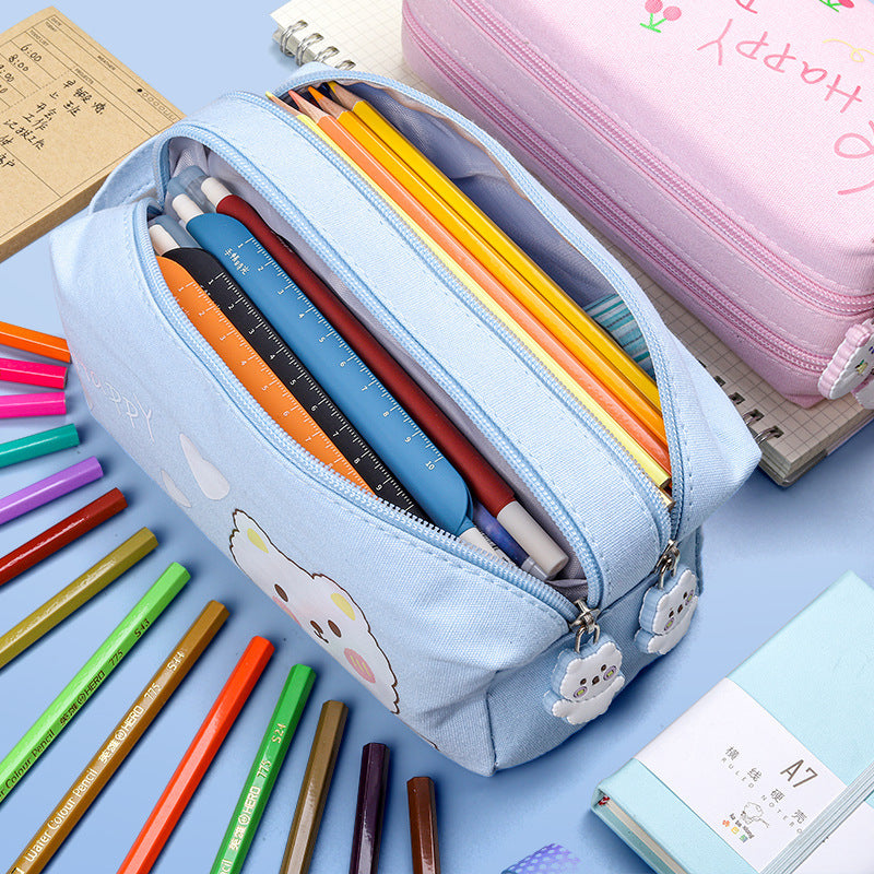 Cute girl pencil pencil-case