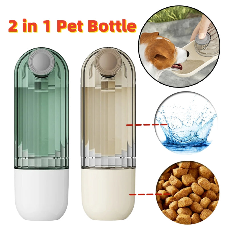 2 In 1 Portable Pet Water Cup